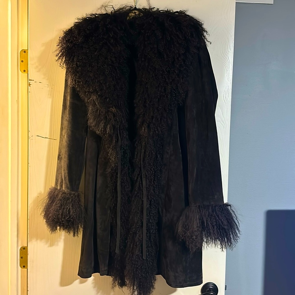 Unique style suede jacket